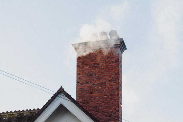 smoke coming out of chimney