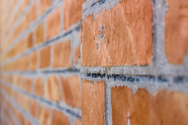 closeup of bricks